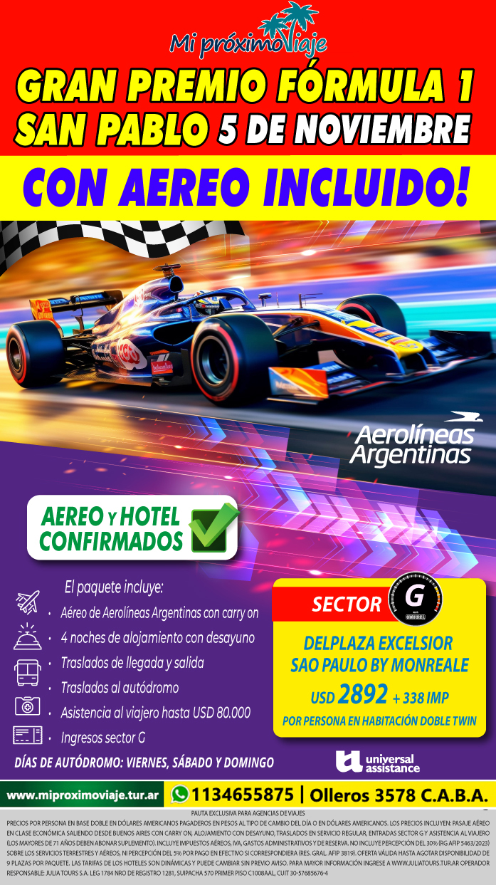 FORMULA 1 EN SAN PABLO!